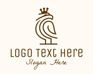Logistic Services - Minimalist Royal Eagle logo design