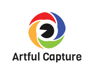 App - Colorful Shutter Eye logo design