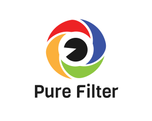Filter - Colorful Shutter Eye logo design