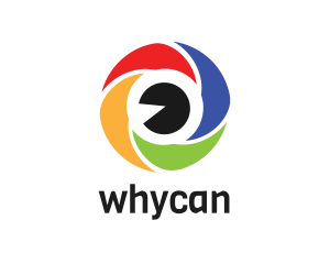 Whirl - Colorful Shutter Eye logo design