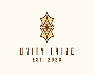 African Tribe Shield  logo design