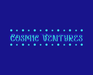 Cosmic Neon Business logo design