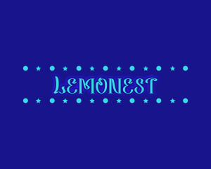 Starry - Cosmic Neon Business logo design