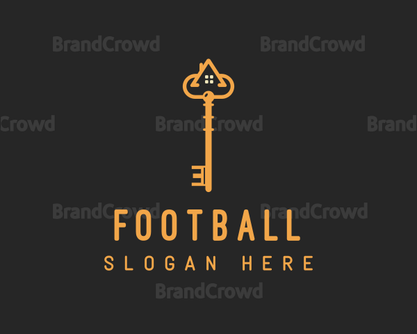 Orange House Key Logo