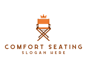 Director Chair Crown logo design