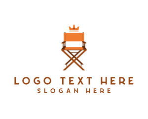 Furniture - Director Chair Crown logo design