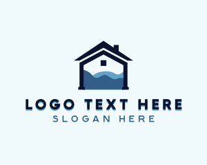 Water Treatment - Plumbing Drainage Repair logo design