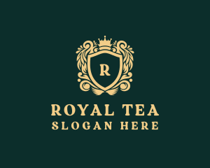 Royal Shield Crown logo design