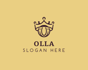 Luxury Crown Letter O logo design