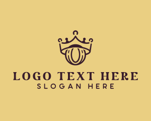 Kingdom - Crown Boutique Letter O logo design
