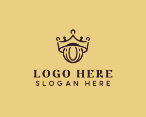 Pageant - Crown Boutique Letter O logo design