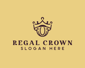 Crown Boutique Letter O logo design
