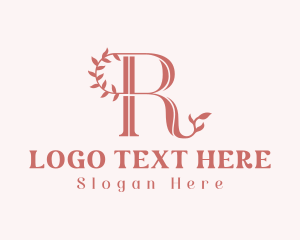 Vine Boutique Letter R Logo