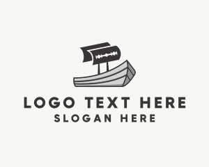 Maritime - Maritime Razor Ship logo design