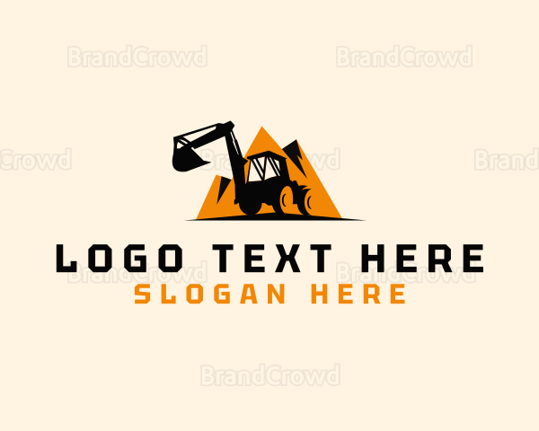 Mountain Industrial Excavator Logo