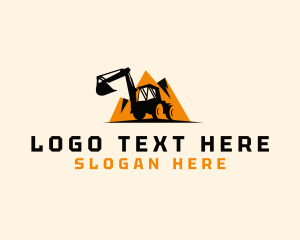 Mountain Industrial Excavator Logo