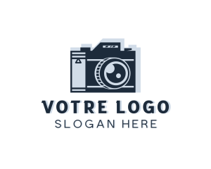 Social Influencer - Camera Photography Studio logo design