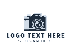 Blogger - Camera Photography Studio logo design