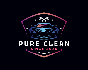 Car Automobile Cleaning logo design