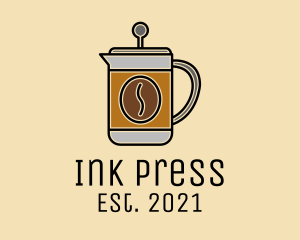 Minimalist Coffee Press  logo design