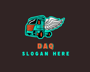 Freight Truck Wings Logo