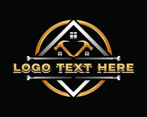 Renovation - Hammer Property Builder logo design