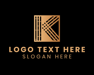 Mortgage - Generic Luxury Letter K logo design