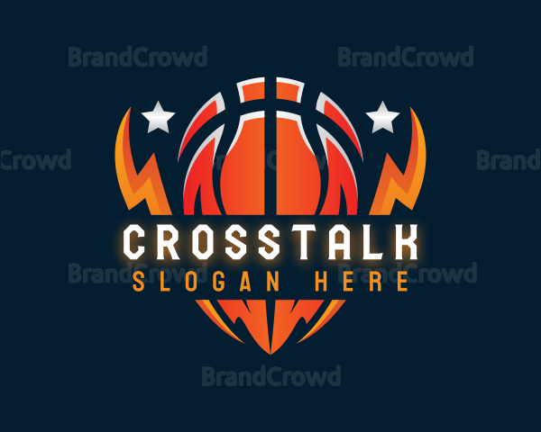 Sports Basketball Tournament Logo