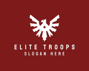 Troops - Mythical Eagle Bird logo design