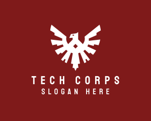 Corps - Mythical Eagle Bird logo design