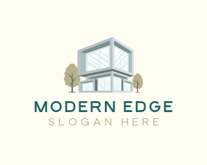 Contemporary - Architectural Real Estate logo design