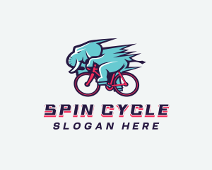 Elephant Bike Tournament logo design