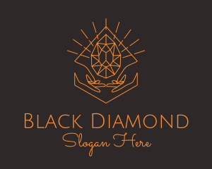 Orange Precious Stone  logo design