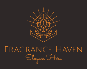 Orange Precious Stone  logo design