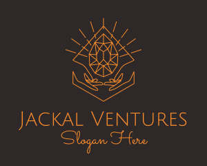 Orange Precious Stone  logo design