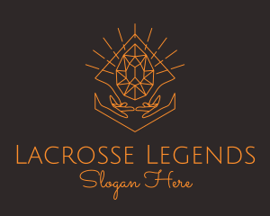 Orange Precious Stone  logo design