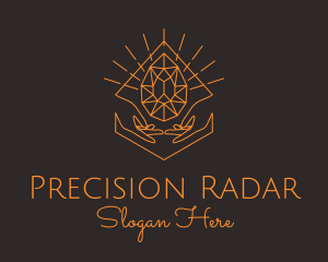 Orange Precious Stone  logo design