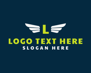 Flight - Fly Wings Express logo design