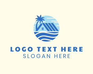 Beach Club - Beach House Property logo design