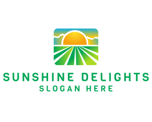 Sunshine - Sunny Eco Field Crop logo design