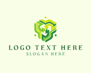 Hex - Sustainable Cube Multimedia logo design