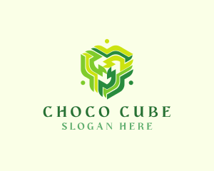 Sustainable Cube Multimedia logo design