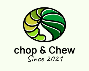Green - Green Hair Salon logo design