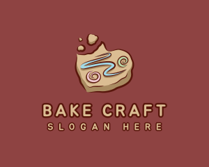 Sugar Heart Cookie logo design