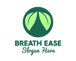 Respiratory - Green Leaf Lungs logo design