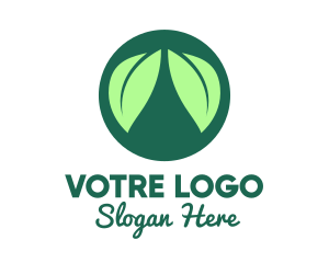Breath - Green Leaf Lungs logo design