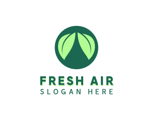 Breath - Green Leaf Lungs logo design