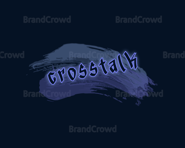 Graffiti Brush Stroke Business Logo