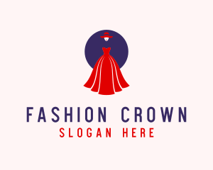 Fashion Gown Dressmaker logo design