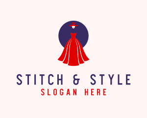 Fashion Gown Dressmaker logo design